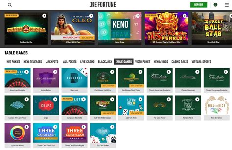 joe fortune casino eu